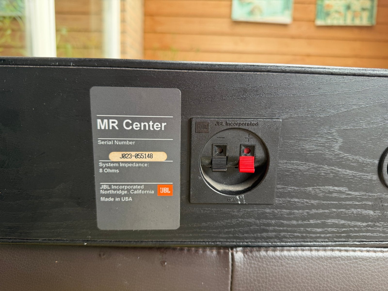 JBL MR Center Speaker - Helder en Krachtig Geluid, Ophalen, Gebruikt, JBL, Geschikt voor surround/home cinema