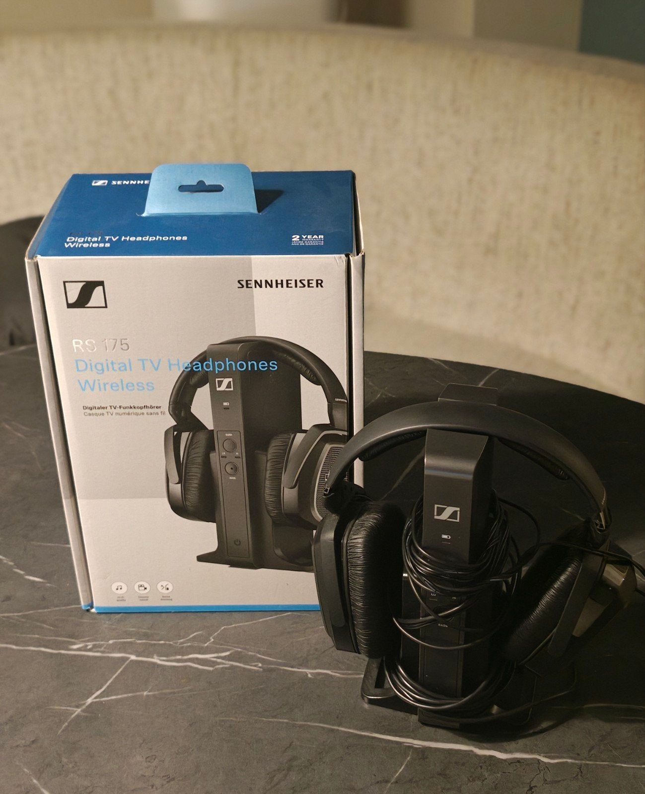 Sennheiser RS 175 Digitale TV Hoofdtelefoon Draadloos, Sennheiser, Ophalen of Verzenden, Zo goed als nieuw, Draadloos