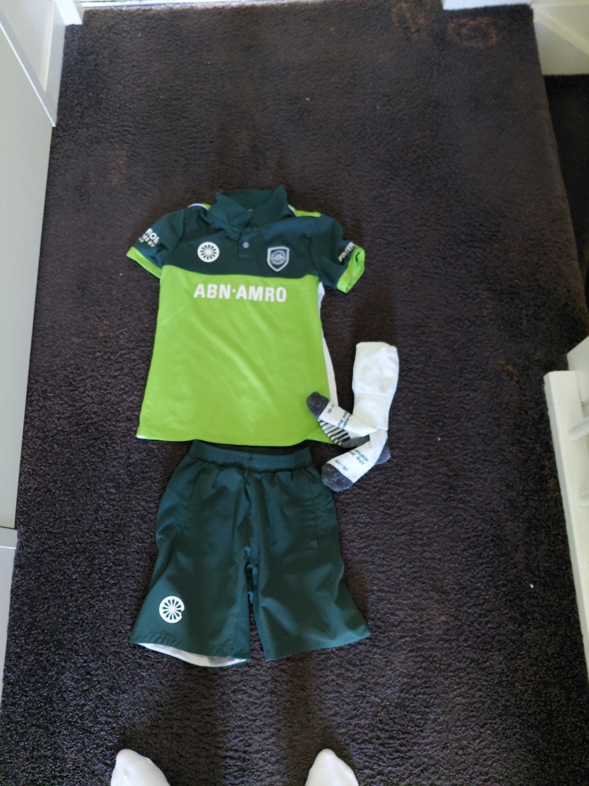 Hockeytenue MHC Woerden jongens maat 140 met sokken 35-38, Ophalen, Overige typen, The Indian Maharadja, Maat 34 (XS) of kleiner
