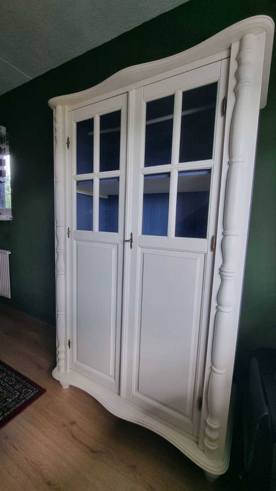 Landelijke Kledingkast, Huis en Inrichting, Ophalen, Met deur(en), Gebruikt, 100 tot 150 cm