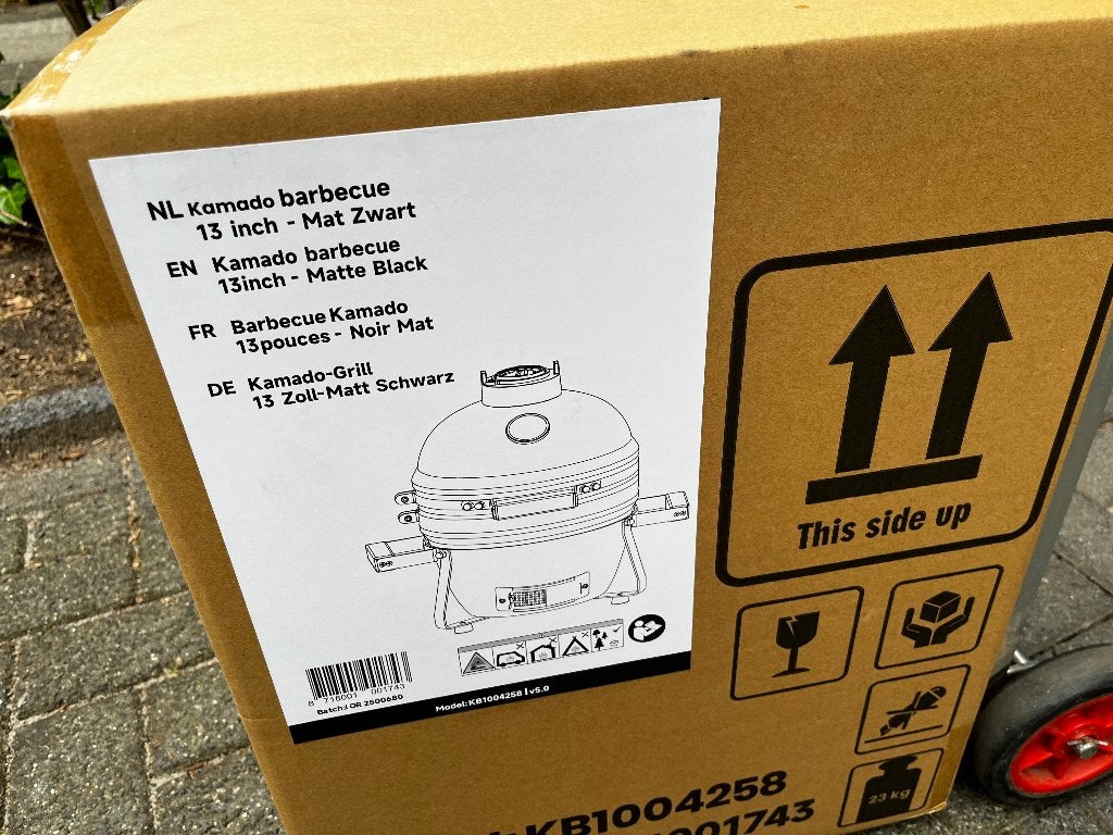 kamado egg 13inch matzwart, Ophalen, Nieuw, Kamado Compact
