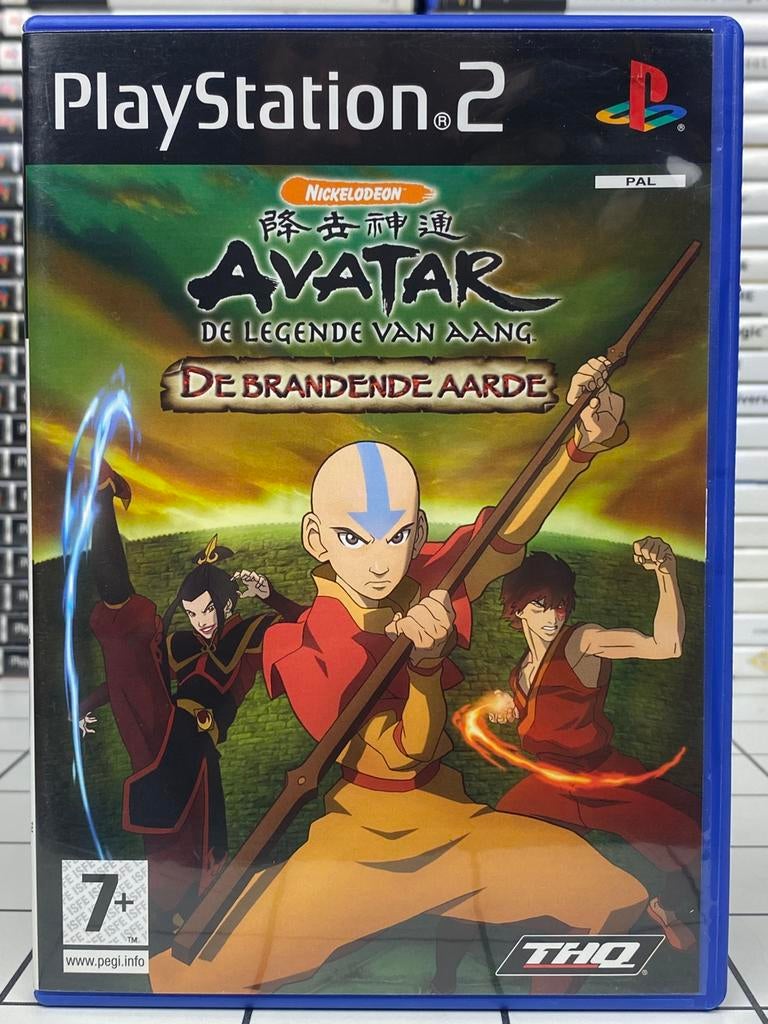Avatar De Brandende Aarde - PS2 PlayStation 2 Game - THQ, Avontuur en Actie, Gebruikt, 1 speler, Ophalen of Verzenden