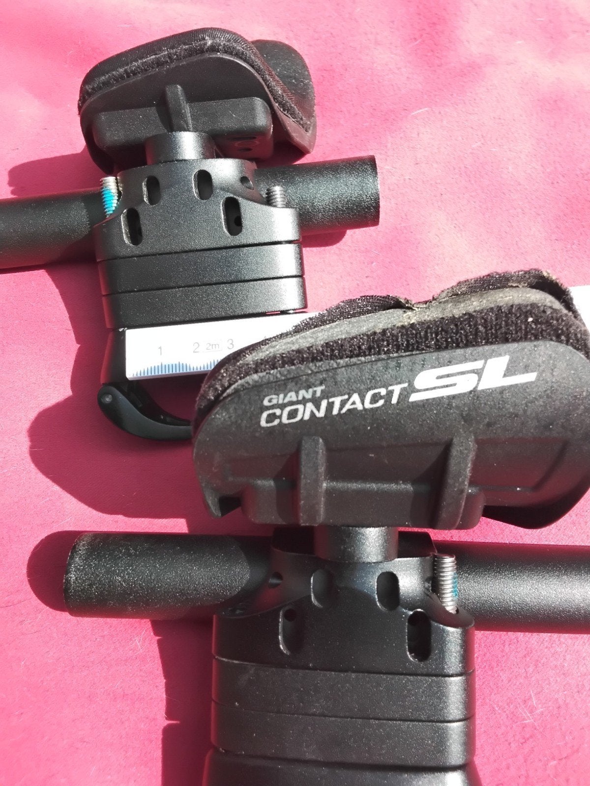 Giant Contact SL Aero Clip-On Clamp - Tijdrit opzetstuur, Gebruikt, Stuur, Racefiets, Aluminium