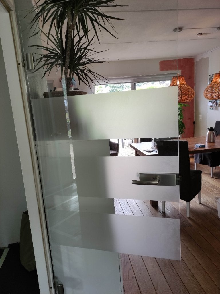 Glazen deur rechtsdraaiend veiligheidsglas, Ophalen, Binnendeur, 200 tot 215 cm, Glas