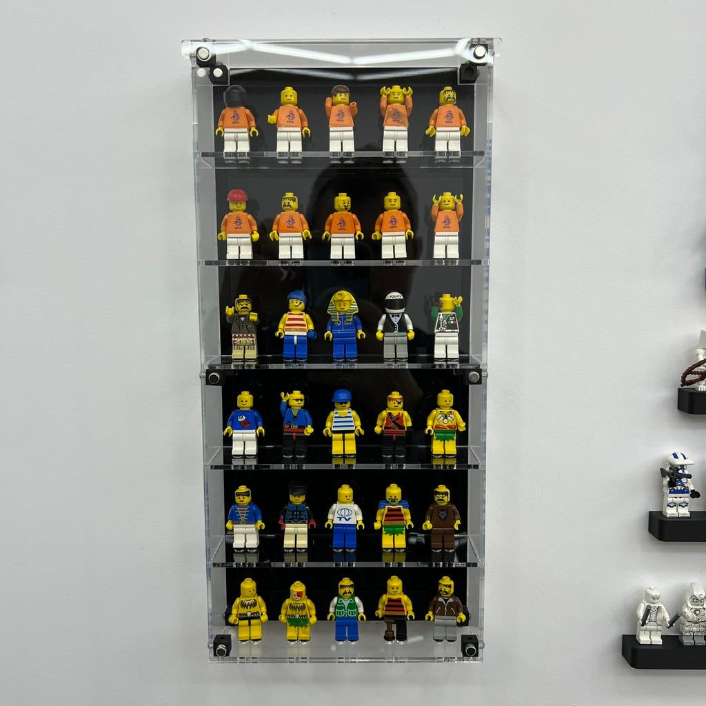 Acrylic Muur Case voor LEGO Minifigures, Balgweg 6, 1764Kb Breezand, Hello@studioalpha.online, Lego, Accessoire