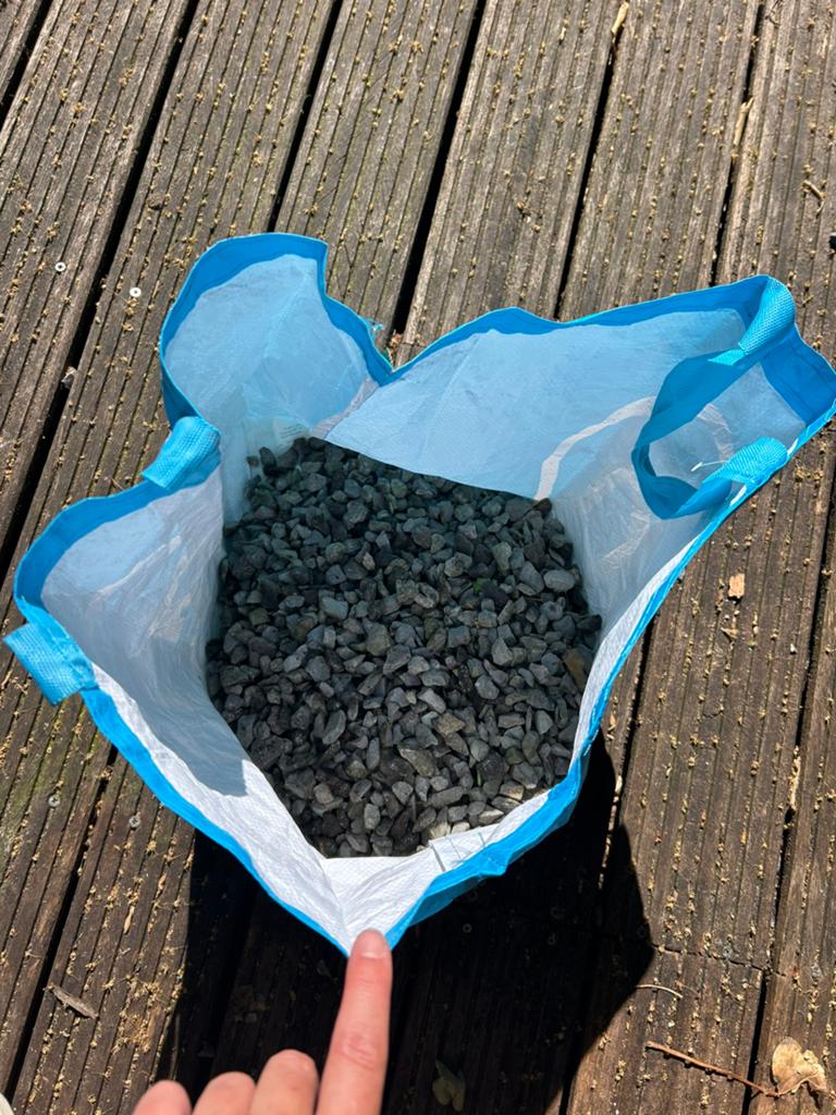 Grind-gratis, Tuin en Terras, Grind, Keien en Split, Gebruikt, Grind, Grijs, Ophalen