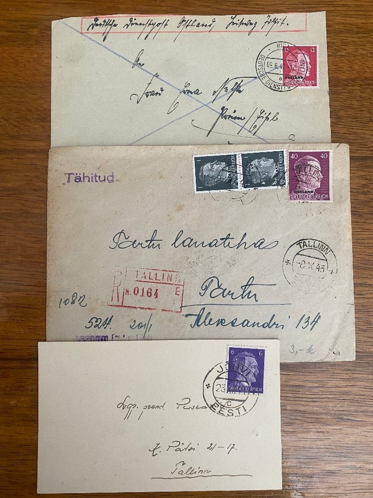 BALTISCHE STATEN Deutsches Reich OSTLAND pracht kavel, Ophalen of Verzenden, Buitenland