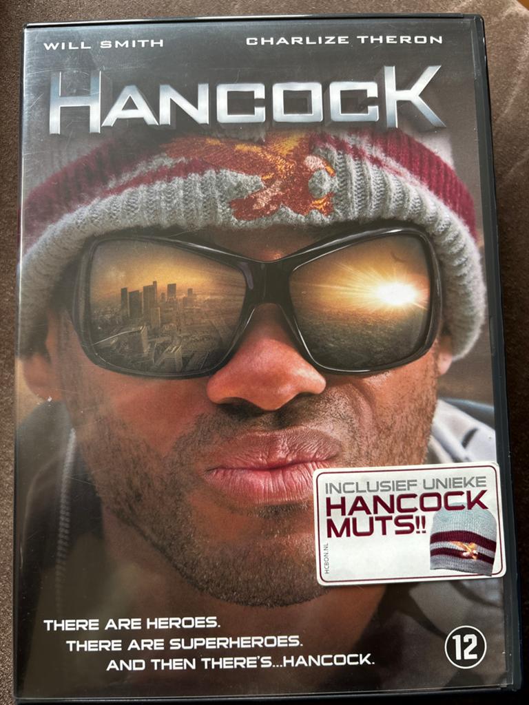 Hancock DVD met Will Smith - Inclusief unieke muts!, Vanaf 12 jaar, Ophalen of Verzenden, Zo goed als nieuw