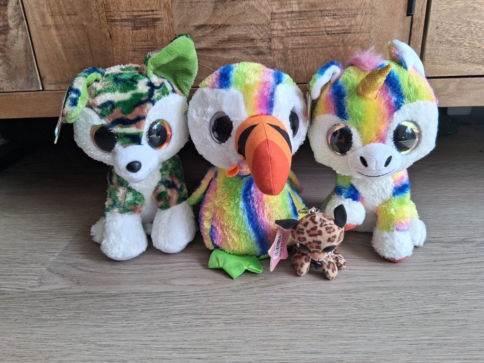 Limoen stars Knuffels: drie stuks plus sleutelhanger, Overige merken, Overige karakters, Nieuw, Met label