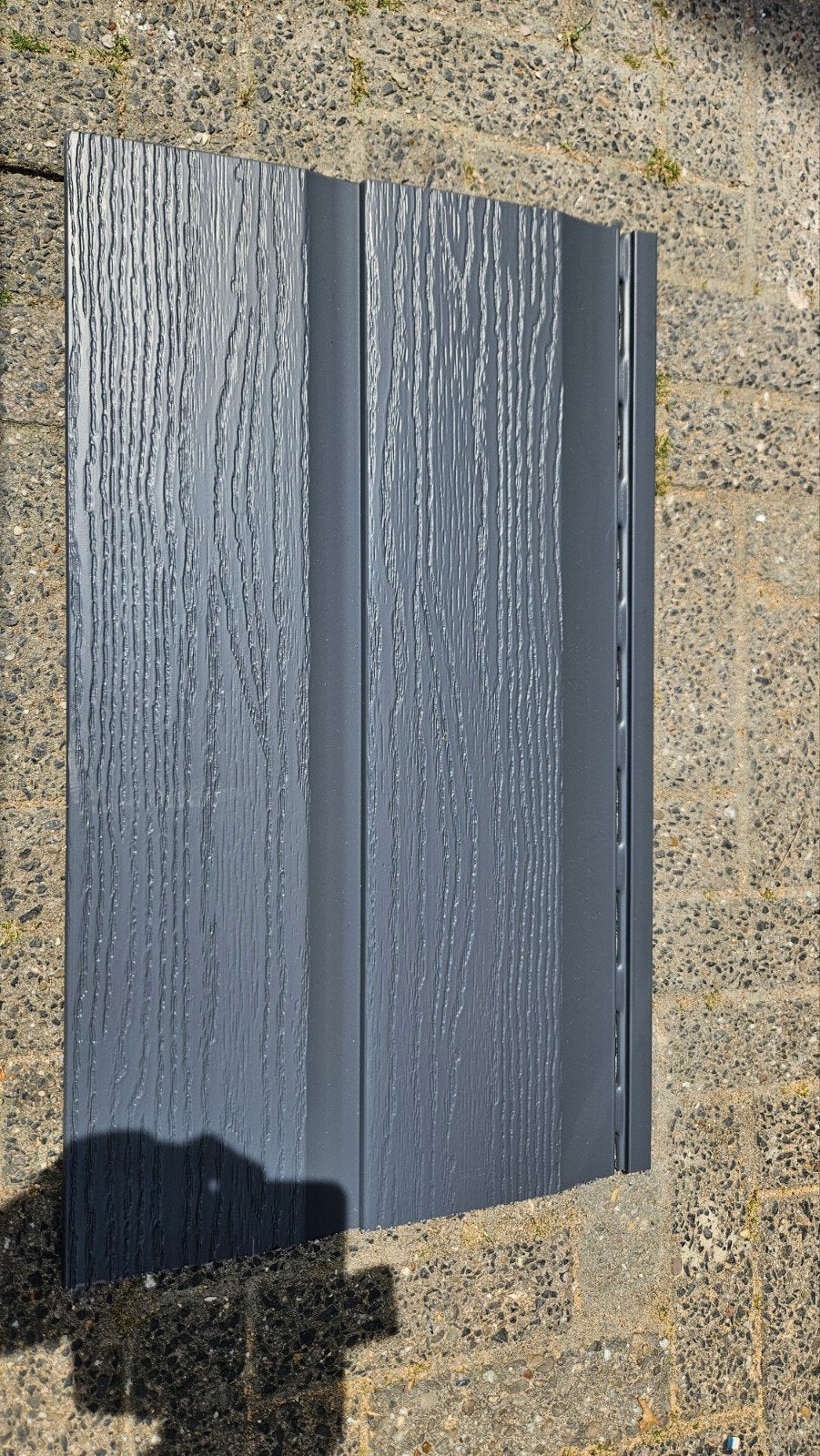 kunststof gevelbekleding, Antraciet, Doe-het-zelf en Verbouw, Hout en Planken, Ophalen, Minder dan 25 mm, Overige typen, Nieuw