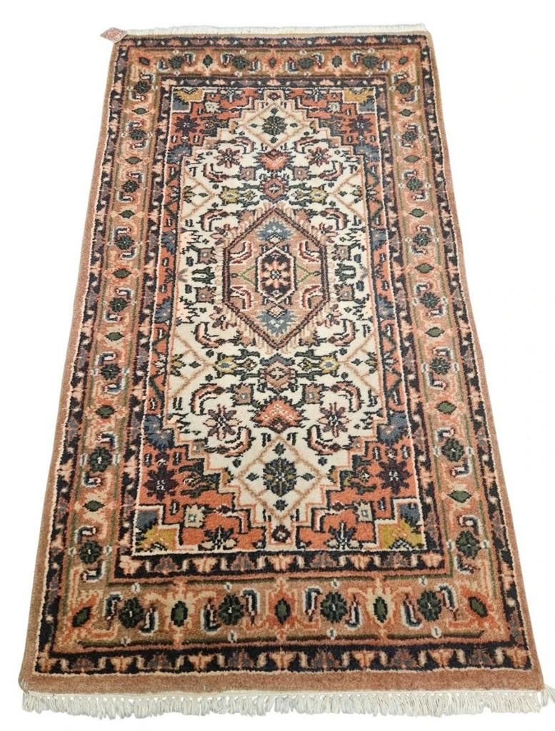 Handgeknoopt Perzisch wol Bidjar tapijt medallion 92x164cm, Huis en Inrichting, Stoffering | Tapijten en Kleden, Zo goed als nieuw