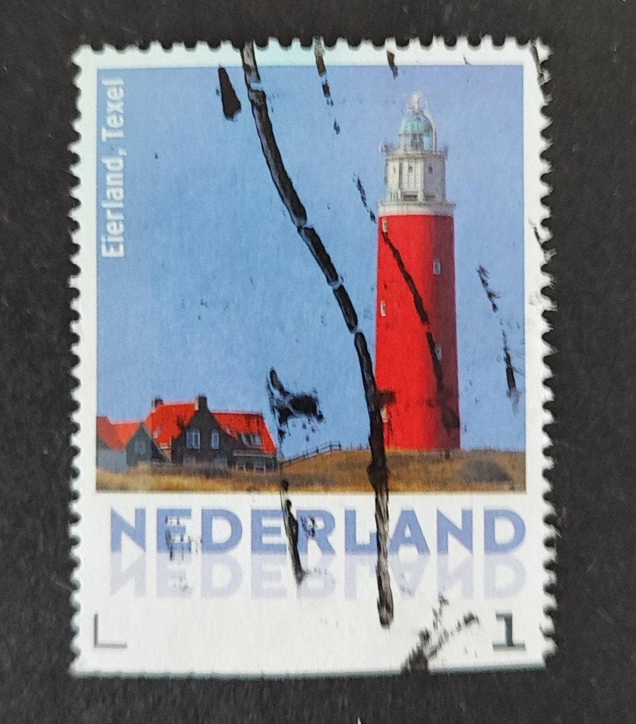 nederland nvph 3013 Vuurtoren Eierland Texel, Postzegels en Munten, Ophalen of Verzenden, Na 1940, Gestempeld