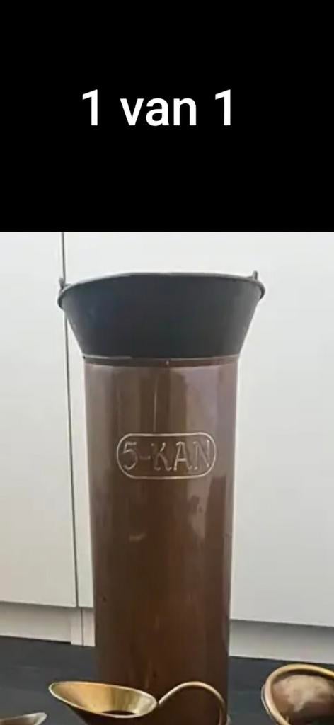 Kopere paraplubak, Ophalen