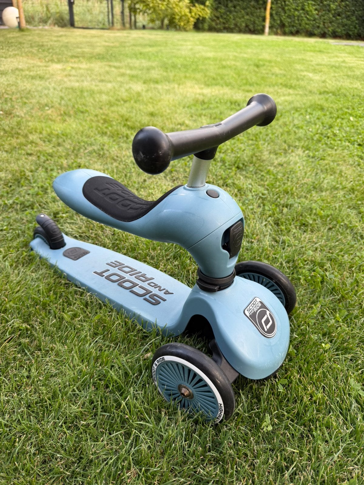 Scoot and Ride kinderstep blauw, Ophalen, Zo goed als nieuw, Loopfiets