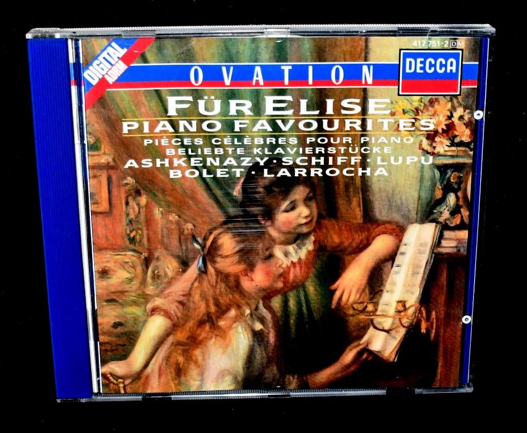 Fur Elise - Piano Favourites - Ashkenazy, Schiff, Lupu, Bole, Verzenden, Classicisme, Zo goed als nieuw, Overige typen