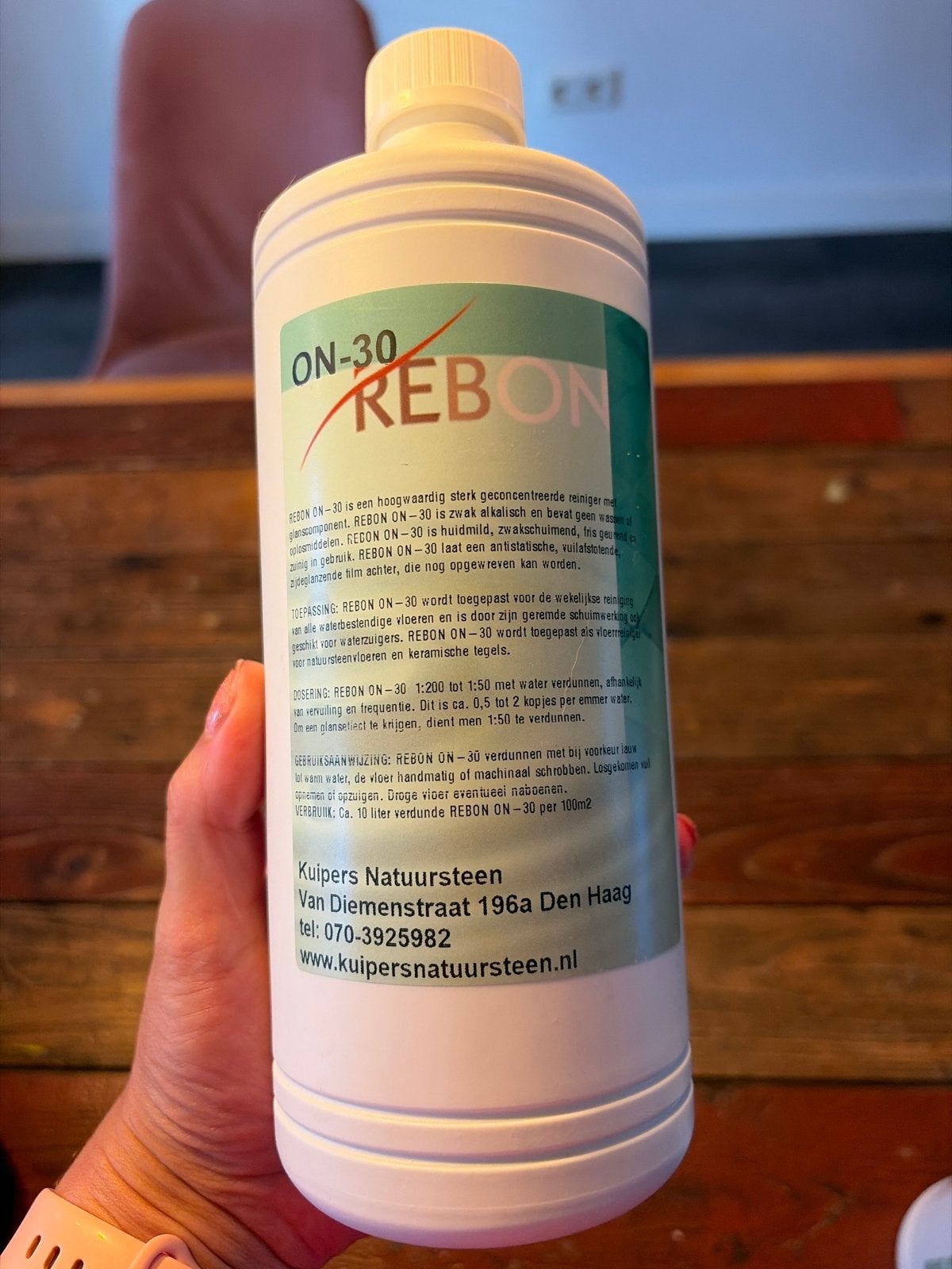 Rebon ON-30 Reiniger 1500ml + HG natuursteenreiniger 500ml, Ophalen of Verzenden, Nieuw