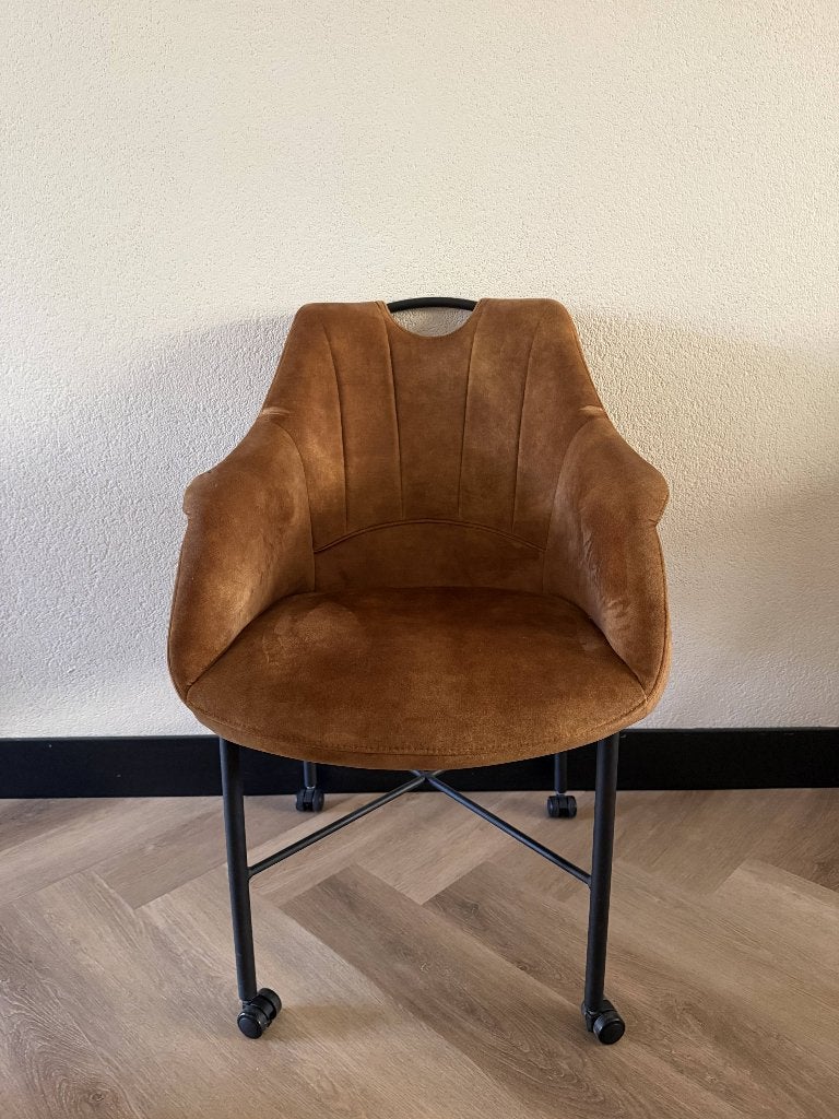 3 comfortabele verrijdbare stoelen – Ook los verkrijgbaar, Ophalen, Overige materialen, Gebruikt, Overige kleuren
