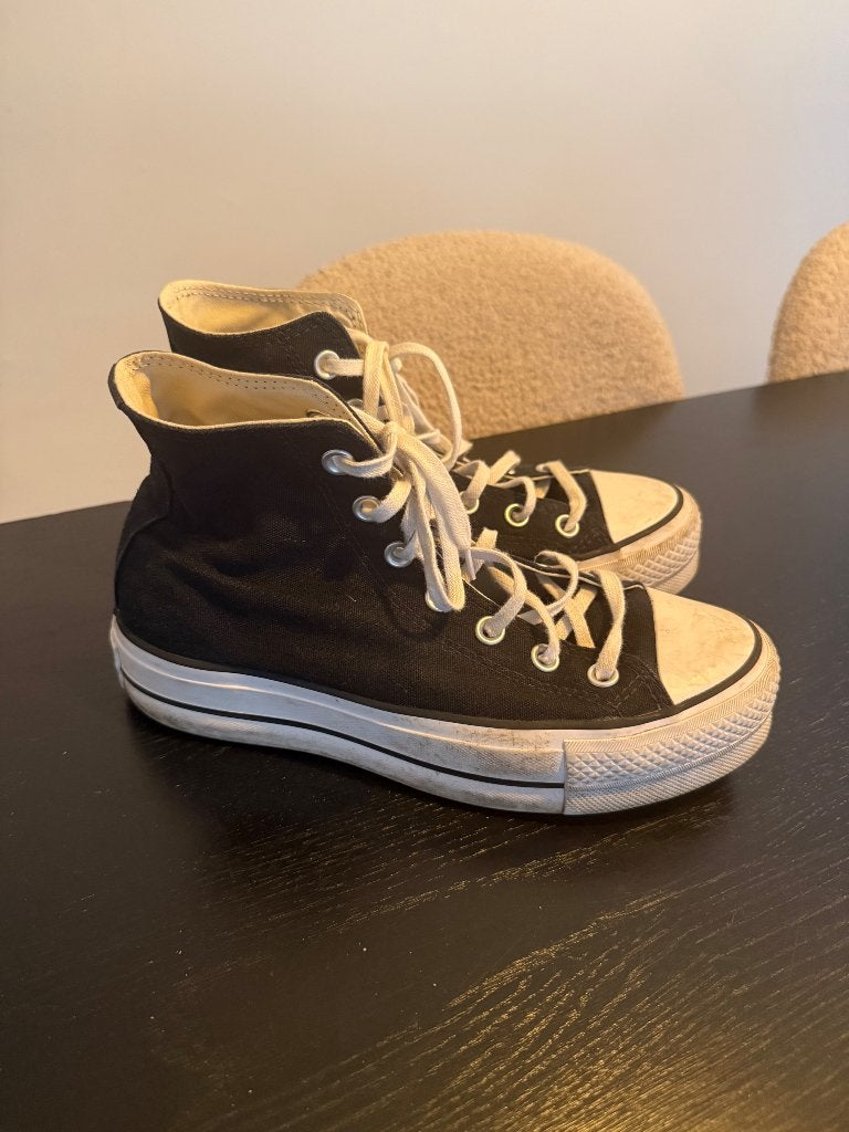 Converse All Stars Lift Platform 37,5, Verzenden, Zwart, Converse All Stars, Sneakers of Gympen