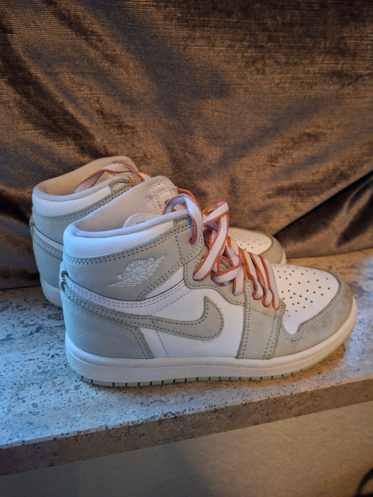 Nike Air Jordan 1 Retro High OG 'Seafoam maat 31,5, Ophalen of Verzenden, Zo goed als nieuw, Jongen of Meisje, Schoenen