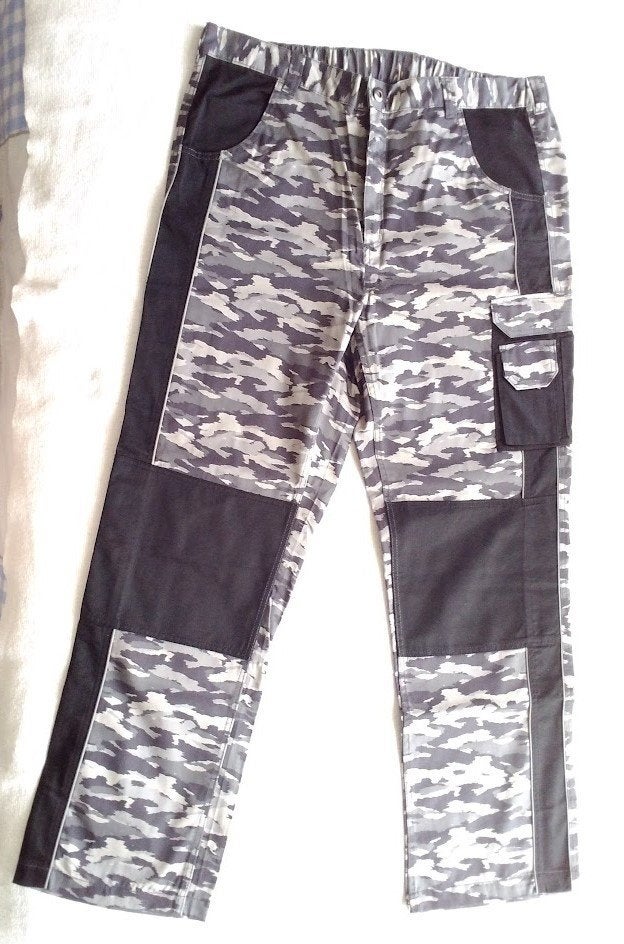 WERKBROEK HEREN CAMOUFLAGE PRINT MAAT 58 NIEUW, Ophalen, Nieuw, Heren, Broek