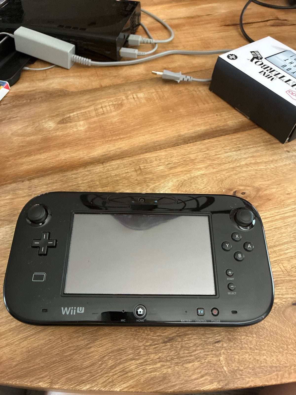 Nintendo Wii U Zwart met GamePad en Super Paper Mario, Spelcomputers en Games, Games | Nintendo Wii U, Gebruikt, 1 speler, Ophalen of Verzenden