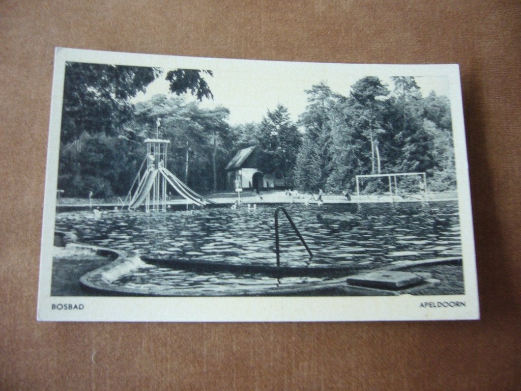 APELDOORN  =  BOSBAD, Ophalen of Verzenden, 1940 tot 1960, Ongelopen, Gelderland