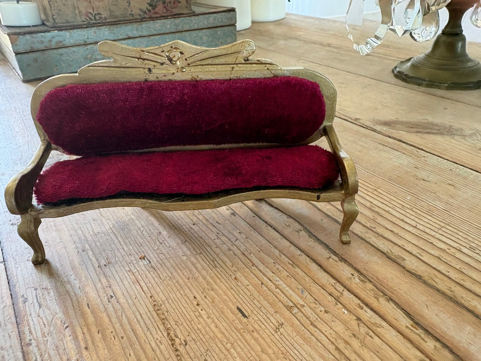 Mooi bankje, Ophalen of Verzenden, Zo goed als nieuw, Poppenhuis