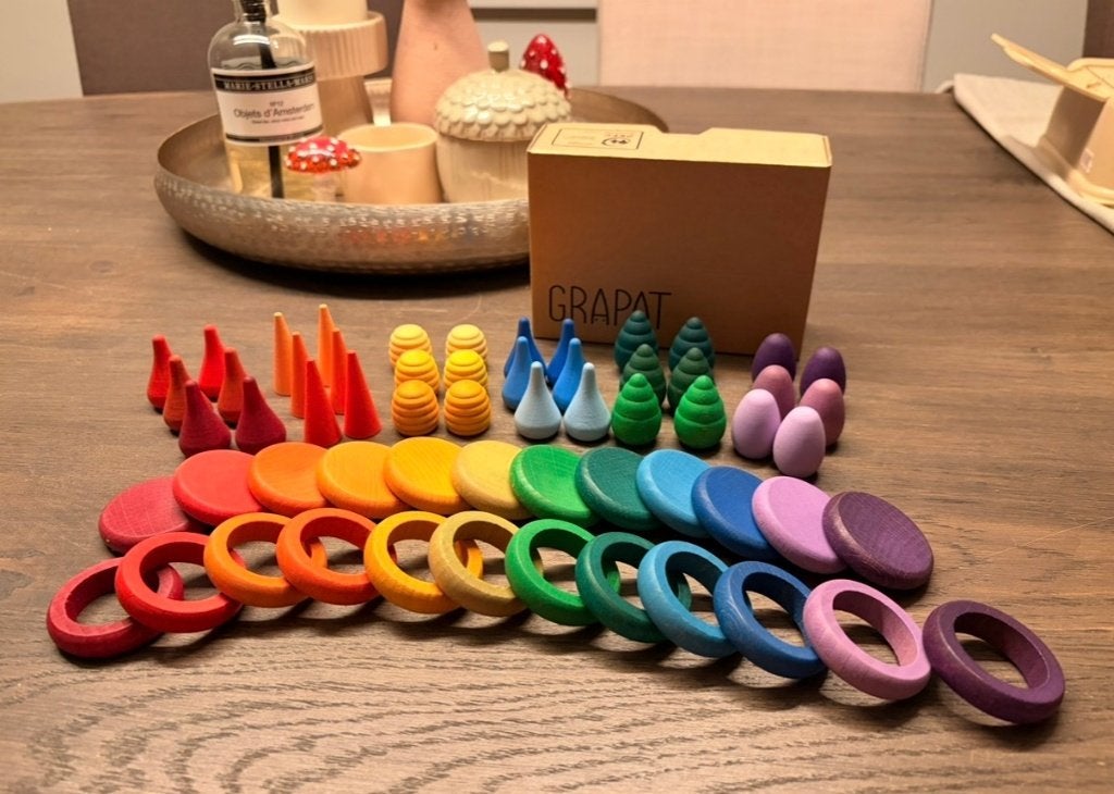 Grapat mix regenboog mandela 60 stukken, Ophalen of Verzenden, Nieuw