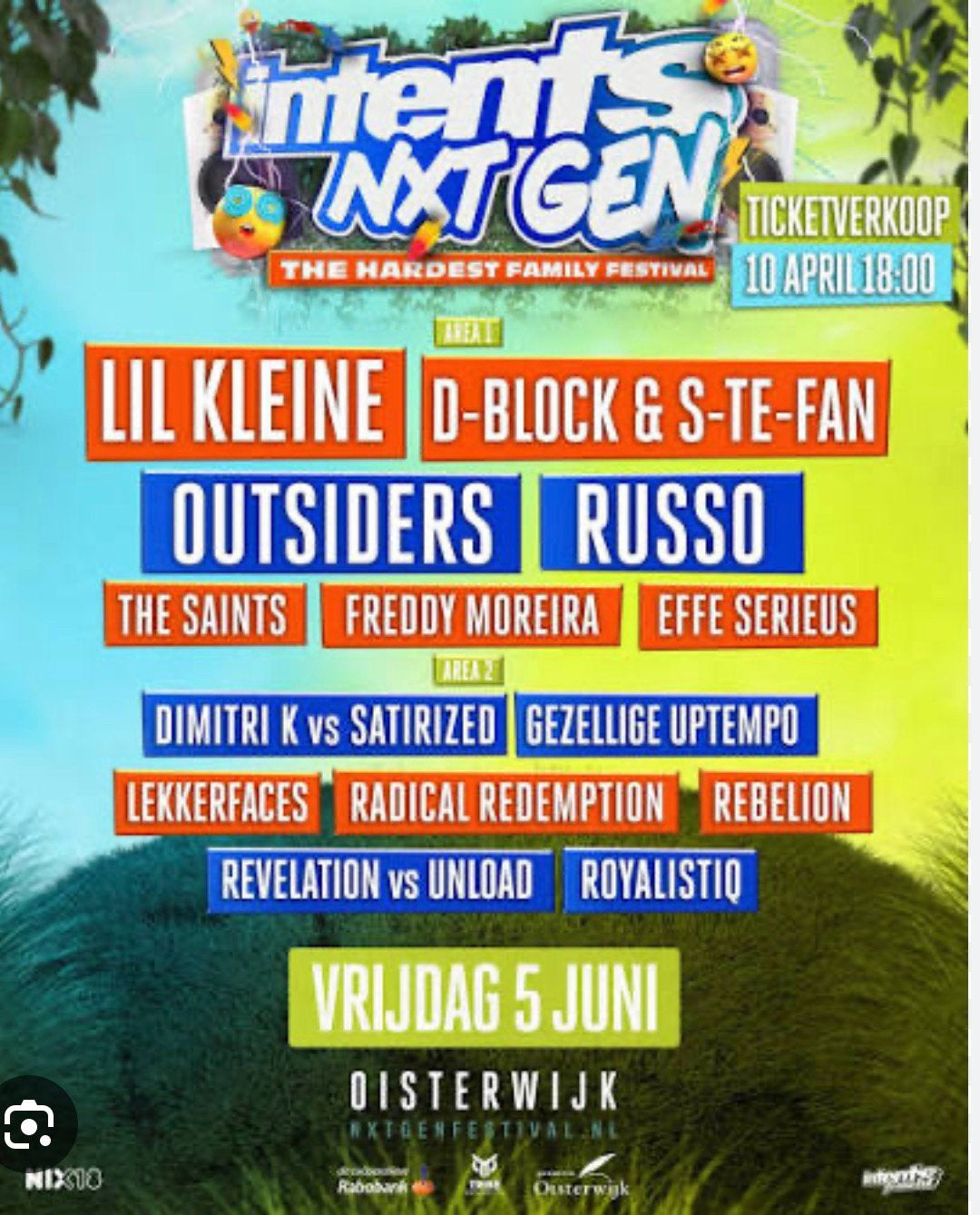 Intents NXT GEN kaartjes gezocht!!!, Tickets en Kaartjes, Twee personen