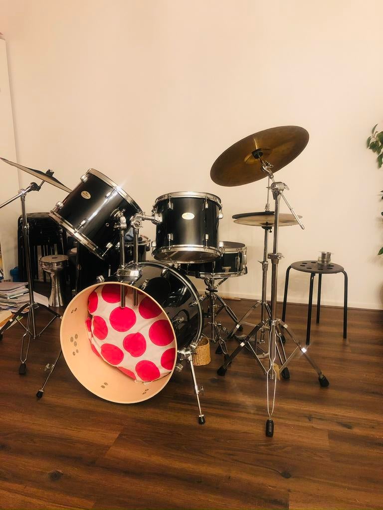 Mooi drumstel, Muziek en Instrumenten, Ophalen, Gebruikt, Pearl