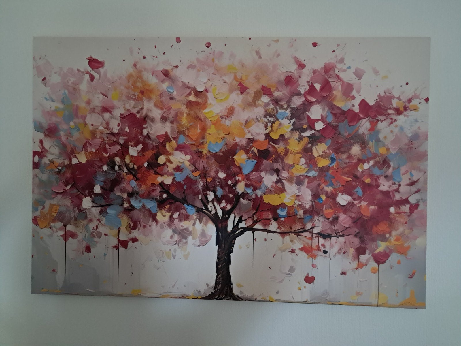 Mooie  grote poster op canvas, Ophalen of Verzenden, Zo goed als nieuw, Schilderij, 75 cm of meer
