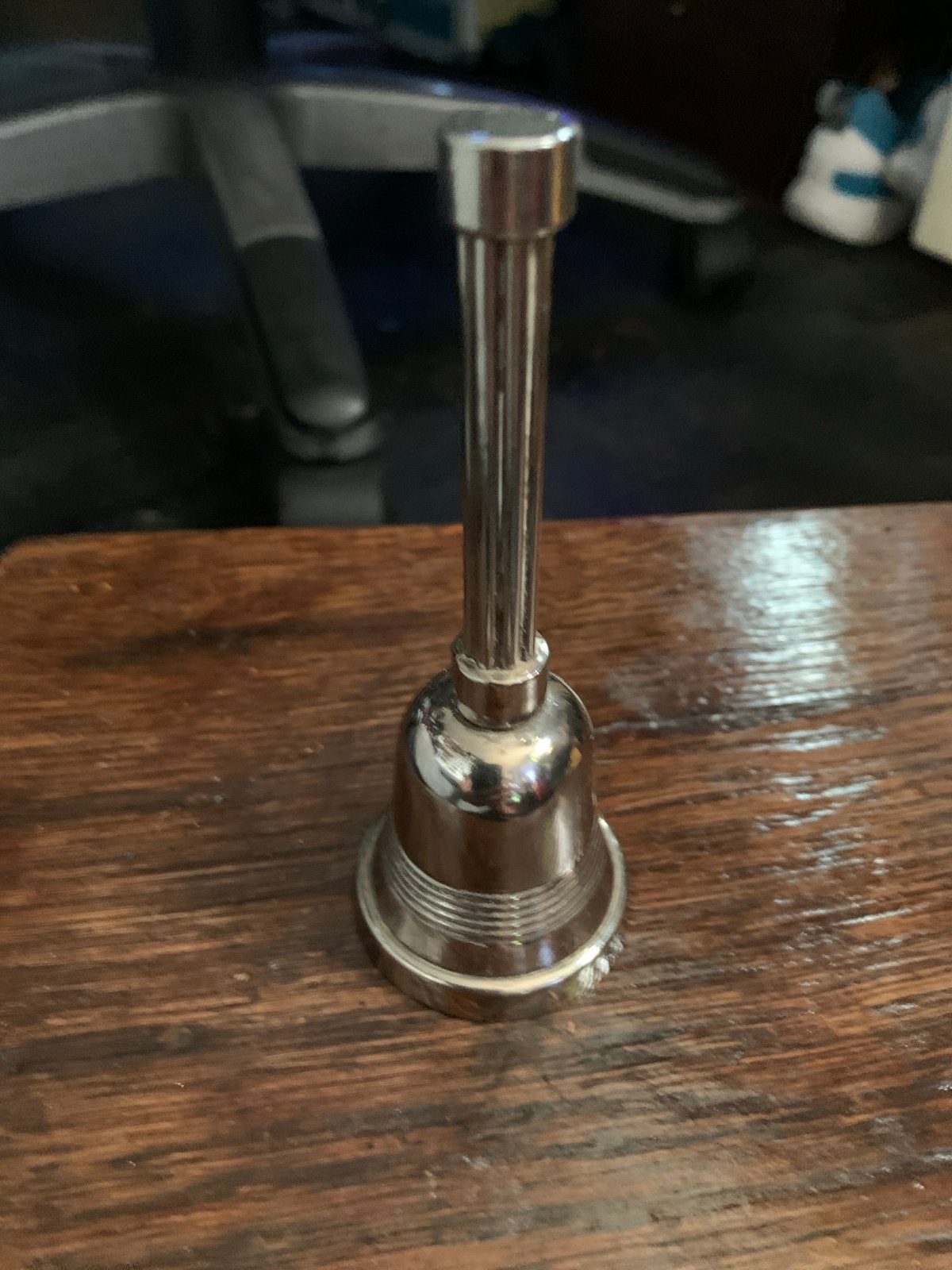 Zilverkleurige handbel, Ophalen of Verzenden