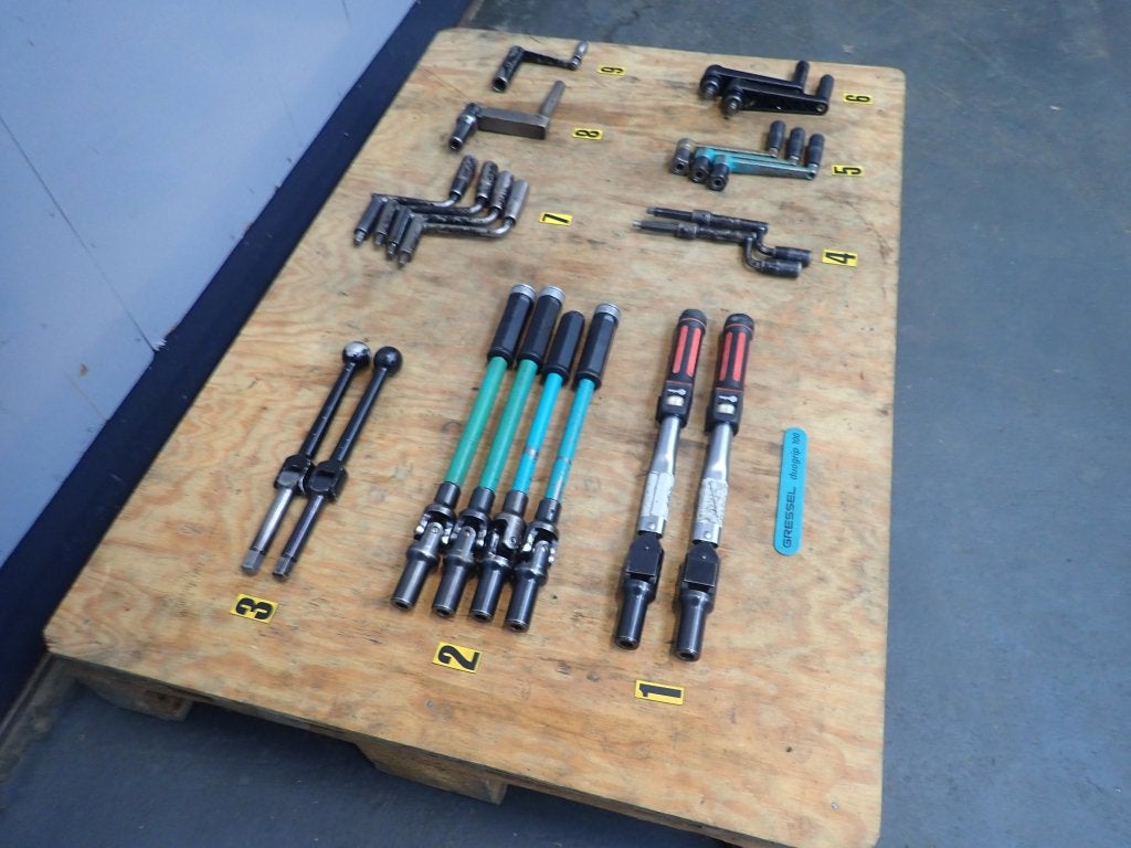 Gressel machineklem hendel / Momentsleutel / Duogrip, Doe-het-zelf en Verbouw, Draaibanken, Gebruikt, GRESSEL AG, Ophalen of Verzenden