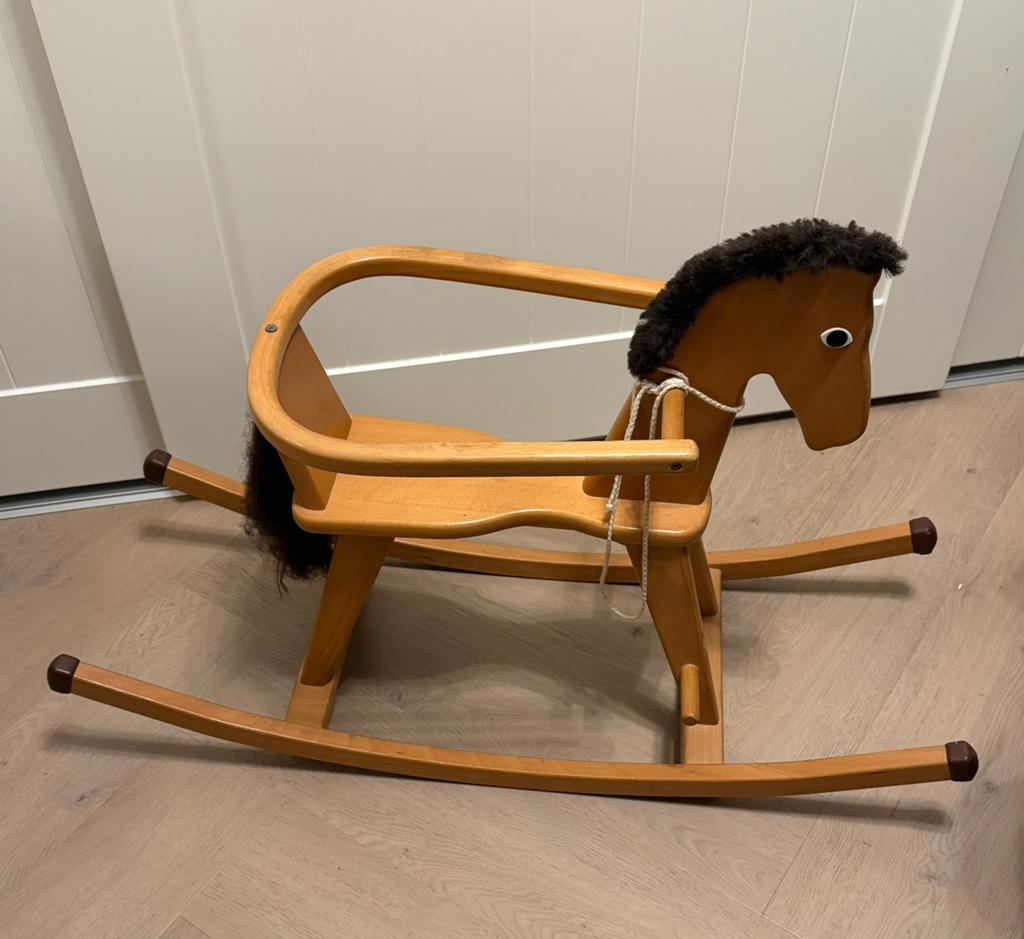 Mooi houten Schommelpaard, Ophalen of Verzenden, Zo goed als nieuw