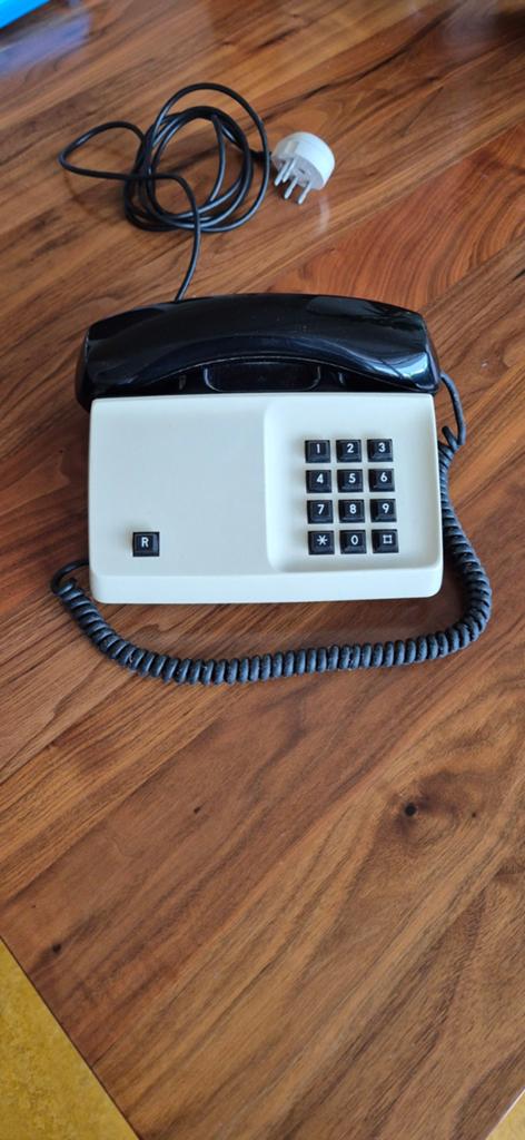 Vintage PTT druktoetstelefoon T65 - Jaren '70 design, Ophalen of Verzenden, Gebruikt