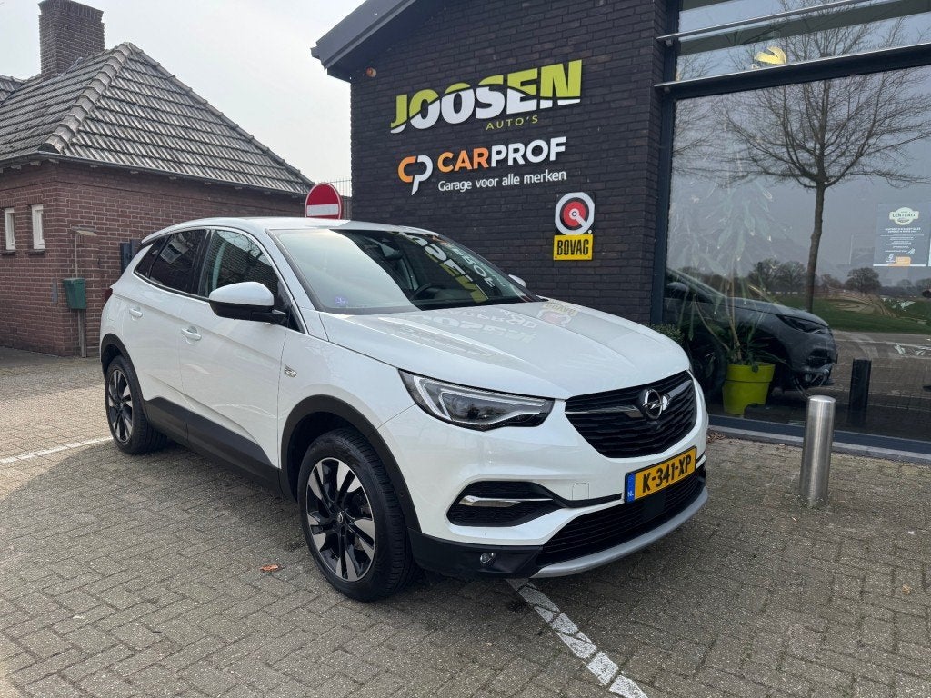 Opel GRANDLAND X 1.2 TURBO BUS. ELEG., Auto's, Opel, Gebruikt, 1199 cc, Met garantie (alle), Wit