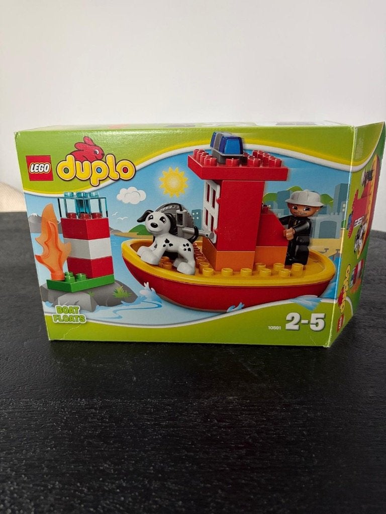Lego Duplo set 10591 - Brandweerboot, City, Ophalen of Verzenden, Zo goed als nieuw, Duplo
