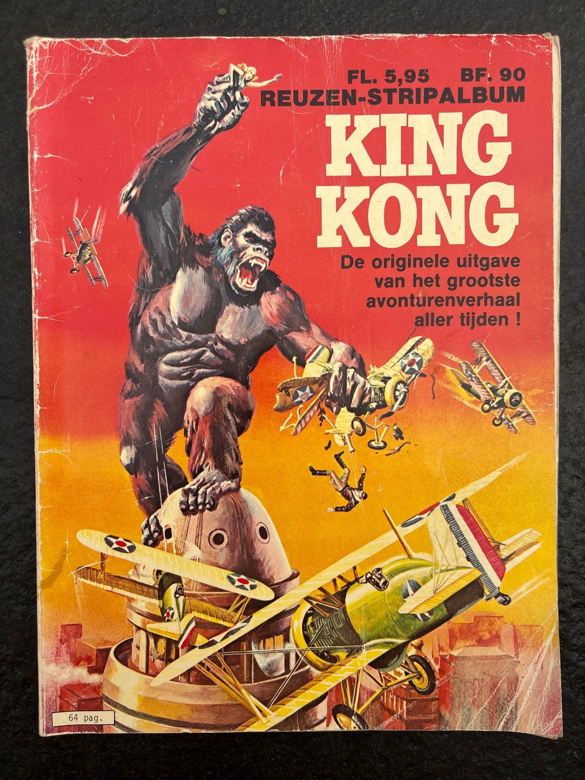 King Kong Reuzen-Striptalbum - Originele Uitgave, Eén stripboek, Ophalen of Verzenden, Gelezen