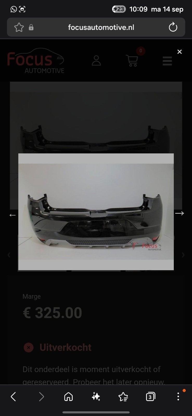 OPZOEK: Achterbumper Renault Megane 3 GT-Line HATCHBACK, Gebruikt, Renault, Ophalen of Verzenden, Achter