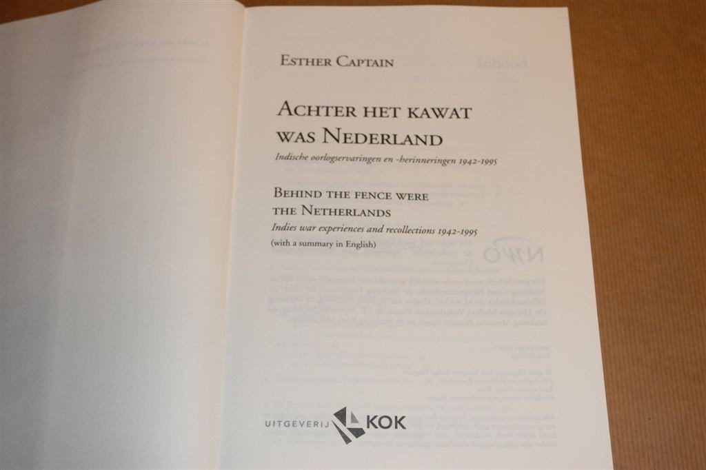Achter Het Kawat — Dagboeken & Memoires uit Jappenkampen, Boeken, Ophalen of Verzenden, Gelezen