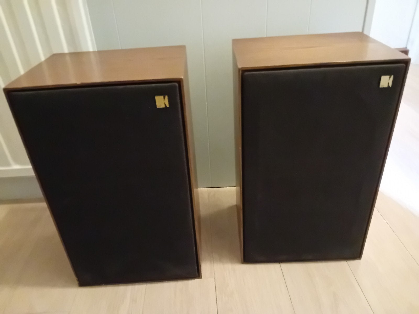 Kef Chorale Vintage Hifi Speakers - Goede Staat, Ophalen, Front, Rear of Stereo speakers, Overige merken