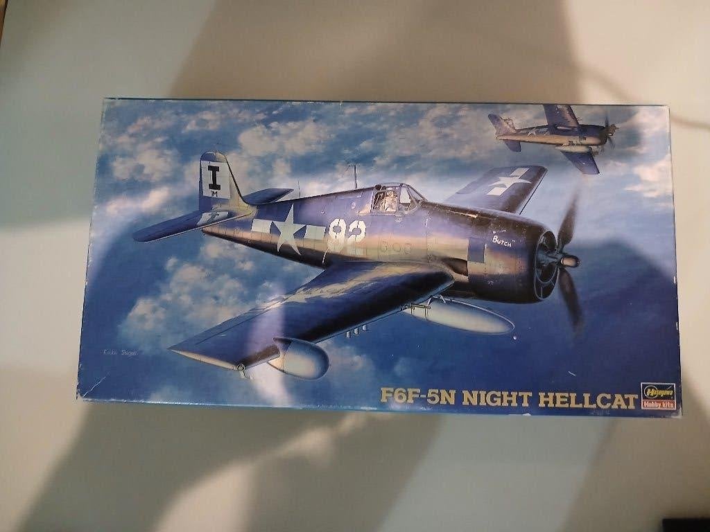 1/48 Grumman Hellcat Hasegawa ( nightfighter), Hasegawa, Nieuw, Ophalen of Verzenden, Groter dan 1:72