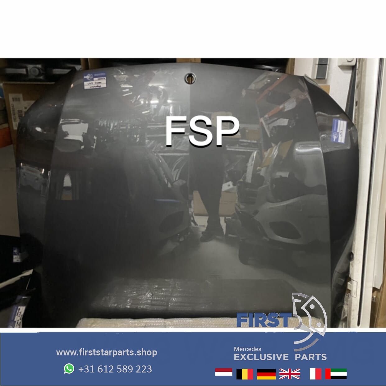 W213 S213 W238 AMG VOORKOP ZWART WIT GRIJS COMPLEET Mercedes, Gebruikt, -, Voor, Ophalen of Verzenden