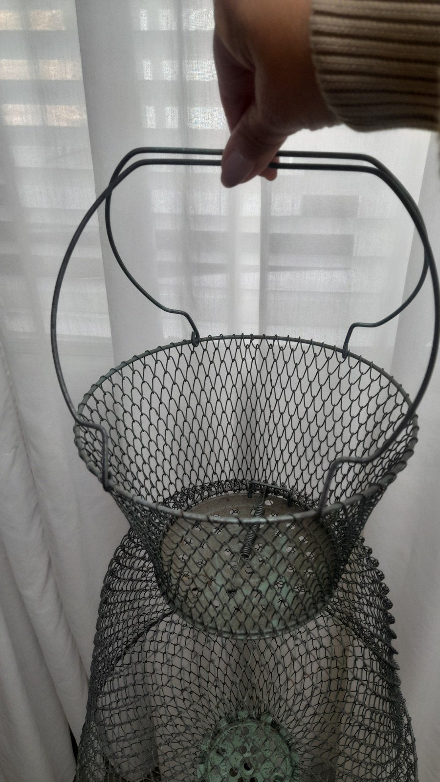 Visfuik Frankrijk - Vintage visnet, Ophalen of Verzenden