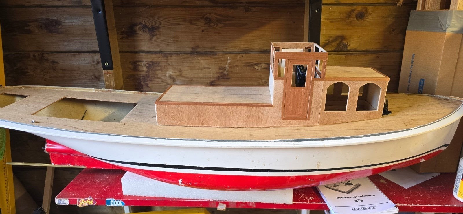 Haven/stoomsleepboot in aanbouw te koop, Hobby en Vrije tijd, Ophalen, Zo goed als nieuw, Groter dan 1:32, Overige merken