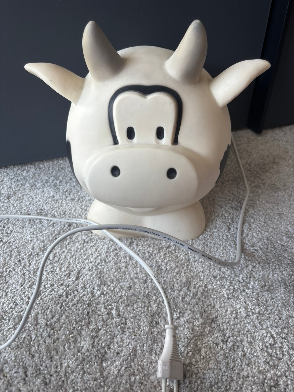 KOEIEN LAMP KUNSTSTOF (LIJKT OP HEICO), Ophalen of Verzenden, Zo goed als nieuw, Lamp