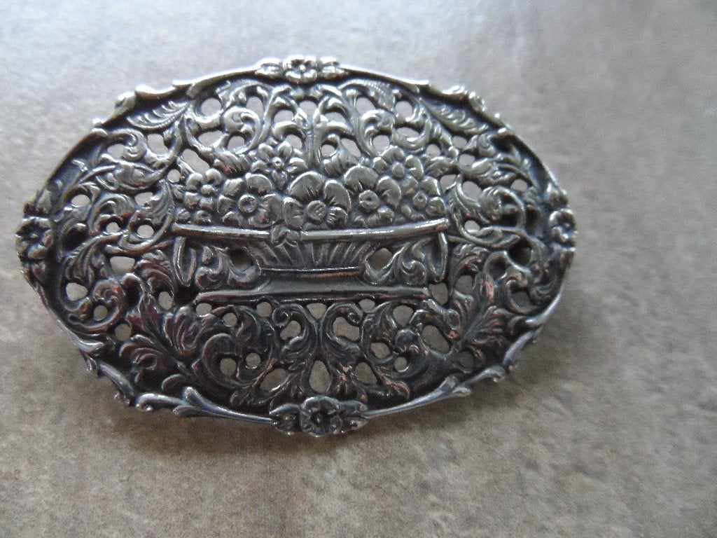 Zilveren broche., Ophalen of Verzenden, Zilver