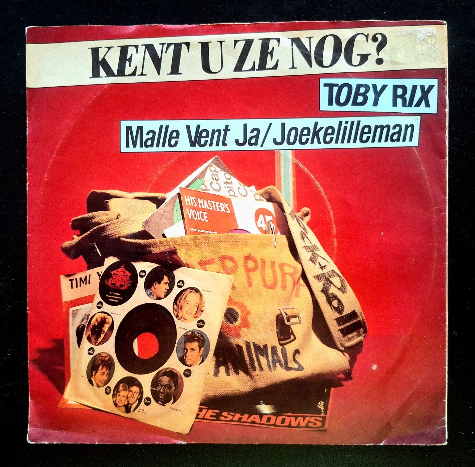 7"/SINGLE  TOBY RIX - Malle Vent Ja / Joekelilleman, Ophalen of Verzenden, Gebruikt