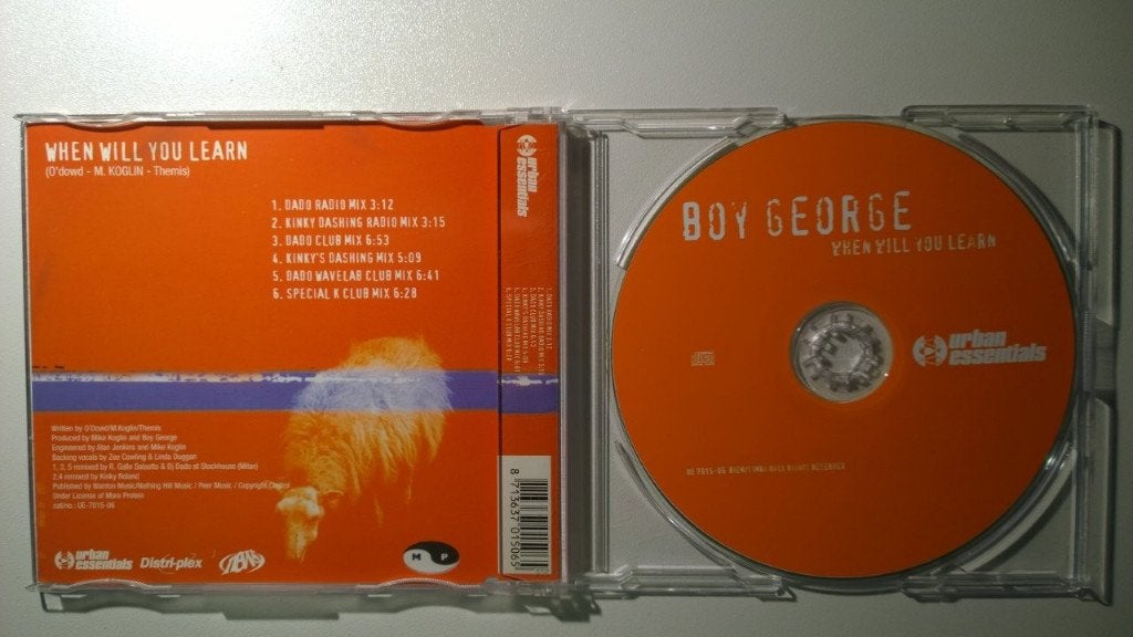 Boy George - When Will You Learn, Ophalen of Verzenden, Zo goed als nieuw, Pop