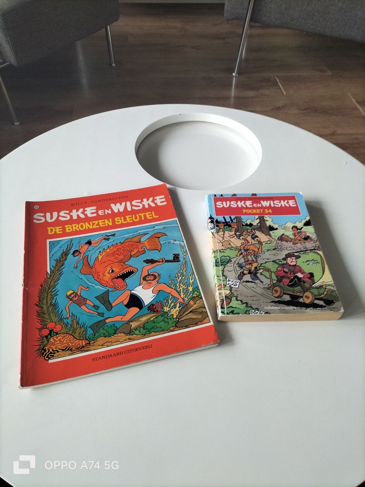 Suske en Wiske: De Bronzen Sleutel & Pocket 34, Meerdere stripboeken, Ophalen of Verzenden, Gelezen, Willy Vandersteen